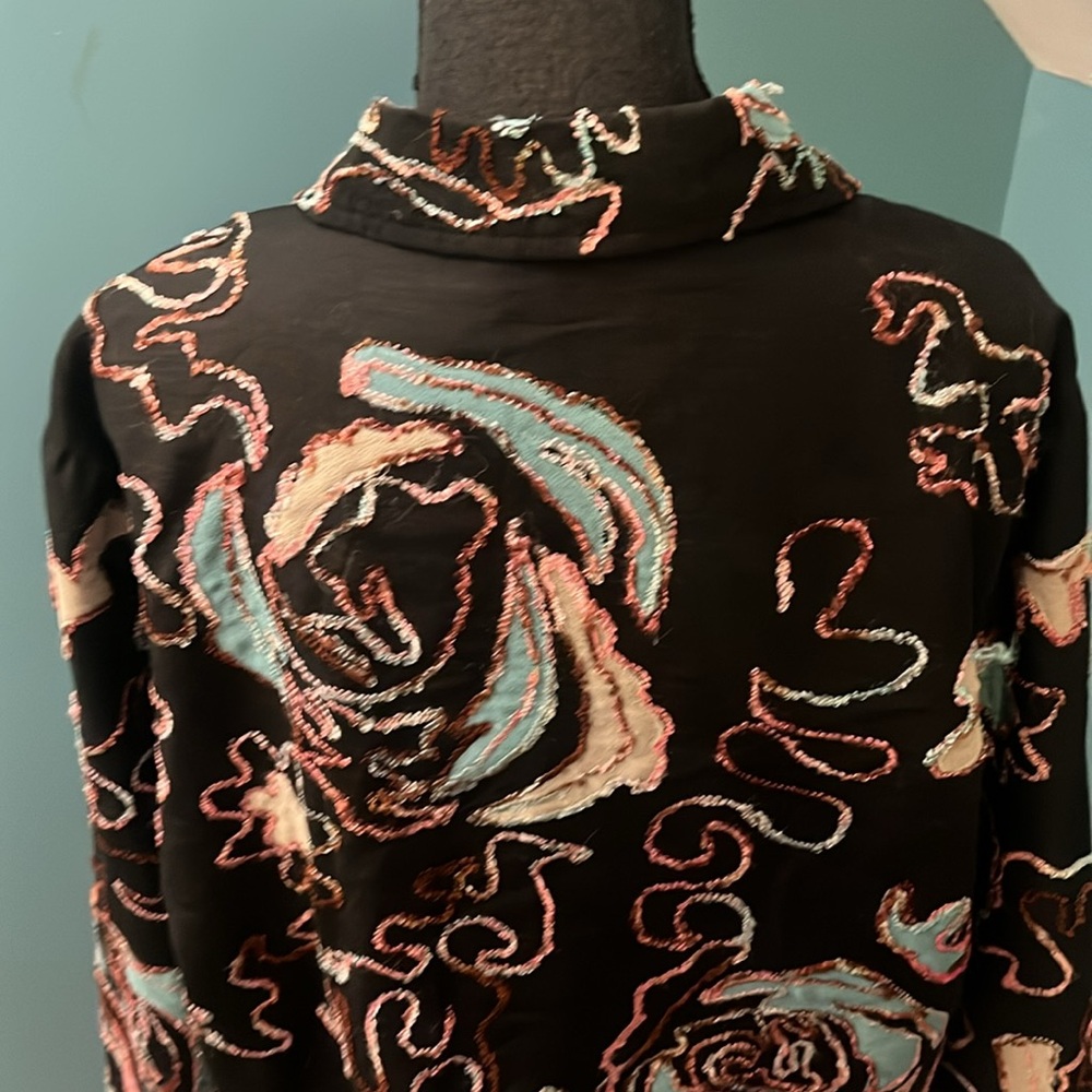 Mirasol Embroidered Shirt/Jacket Size Large - Picture 9 of 11